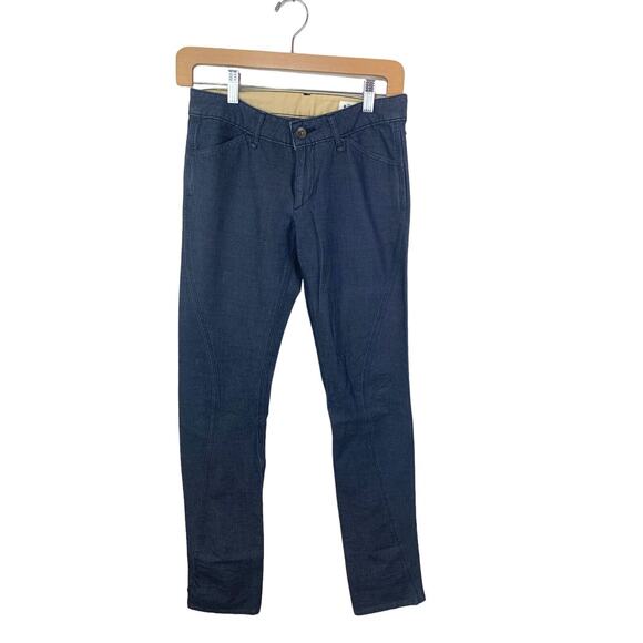 Rag and Bone Jeans Womens Medium Blue Wash Low Rise Size 26 Classic Staple - Picture 1 of 11